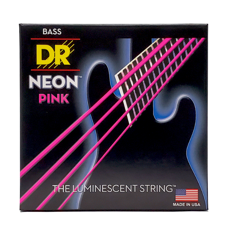 DR Strings HI DEF NEON Coloured Bass Strings Sound